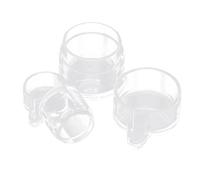 SEWOART Lot de 2 Abreuvoirs pour Fourmis en Acrylique Transparent Mini-Récipients à Eau Compacts Bol pour Fourmilière Facile à Nettoyer Adapté au Transport Usage Terrarium et Élevage