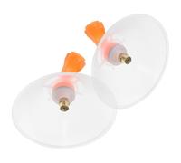 SEWOART Lot de 2 Buses Coniques Transparentes Anti-dérive Pare-Vent Agricole, Diamètre 10 Cm, Pulvérisateur à Faible Pression pour Tuyau D'arrosage, Accessoire de Pulvérisation Jardin