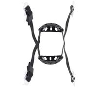 SEWOART Lot de 2 Jugulaires Rigides pour Casque de Sécurité, Sangle de Mentonnière Résistante à l'usure en Polyester Noir, Compatible Casque Chantier, Protection Solide et Portable