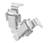 SEWOART Lot de 2 Moraillons à Bascule en Acier Inoxydable 201, Verrou à Ressort Grand Modèle 90° sans Trou de Serrure, Clips de Fixation Robustes pour Boîtes à Outils, Coffres en Bois