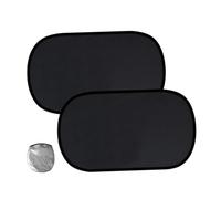 SEWOART Lot De 2 Pare-soleils Anti-uv Pour Vitres Latérales De Voiture Noirs