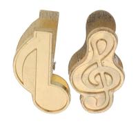 SEWOART Lot de 2 Pinces à Notes de Musique, Marque-pages Vintage en Métal, Porte-pages Décoratifs pour Carnet, Idéal pour L'école, Le Bureau Ou Les Carnets de Croquis.