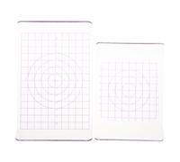 SEWOART Lot de 2 Plaques Acryliques Transparentes pour Pâte Polymère Format Petit et Grand Planches à Modeler Coins Arrondis Outils de Sculpture pour Argile et Art du Modelage