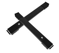 SEWOART Lot De 2 Roulettes Robustes Extensibles Pour Lave-linge Et Sèche-linge Base Amovible Noires