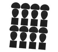 SEWOART Lot De 24 Patins Adhésifs En Caoutchouc Pour Talons Hauts Résistants À L'Usure Pour Chaussures De Femme Protège-Semelles Auto-Adhésifs Noirs