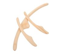 SEWOART Lot de 3 Bâtons de Massage en Bois Stables pour Corps et Visage, Prise Confortable et Design Compact Selon Principes de Médecine Chinoise Traditionnelle, pour Usage Complet