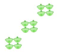 SEWOART Lot De 3 Cages À Perroquets Nids Doiseaux Fournitures pour Animaux De Compagnie Sûrs Lavables Verts Robustes À Suspendre 4 Pièces X 3