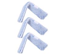 SEWOART Lot de 3 Manchons de Raclette Réutilisables en Tissu pour Lave-Vitres 35 CM Recharges de Tampons de Nettoyage de Rechange Compatibles Raclettes Standards Nettoyage de Vitres et