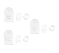 SEWOART Lot De 3 Mini Mangeoires À Eau en Acrylique pour Ruche Accessoires Légers Et Faciles À Nettoyer 2 Pièces X 3