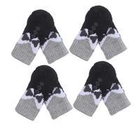 SEWOART Lot De 3 Paires De Chaussettes Antidérapantes pour Chien en Coton Tricoté pour Lintérieur 8 Pièces X 3