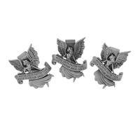 SEWOART Lot De 3 Pinces À Visière Pinces À Visière Ange Pour Amis Breloque « Ne Conduisez Jamais Plus Vite » Accessoire De Voiture Pour