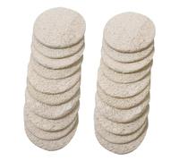 SEWOART Lot De 36 Exfoliants En Loofah Éponge Naturelle Pour Massage Et Bande Élastique