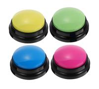 SEWOART Lot De 4 Boutons Interactifs pour Chien pour Communiquer pour Dresser Et Enregistrer des Animaux De Compagnie en Plastique