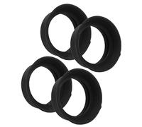 SEWOART Lot de 4 Œilletons en Caoutchouc Souple 125 Pouces pour Télescope et Microscope Stéréoscopique Protection Oculaire Anti-Lumière Extérieure Accessoire Solide pour Observation