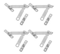 SEWOART Lot de 4 Limiteurs d'Ouverture pour Fenêtres à Battants en Acier Inoxydable 304 Support Anti-Vent Réglable Dispositif de Restriction Sécurisé pour Maison Hôtel et École
