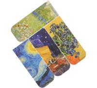 SEWOART Lot de 4 Marque-pages Magnétiques Décoratifs à Motifs D’œuvres D’art Rétro Inspirées par Monet un Peintre Célèbre, Signets Artistiques en Métal Fin, Clips de Lecture Pratiques