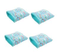 SEWOART Lot De 4 Paniers Moelleux pour Cochons Dinde Couvertures Polaires Lavables pour Petits Animaux Pochettes De Couchage Confortables pour Hamsters Écureuils Volants