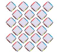 SEWOART Lot de 50 Cartes Tissées en Carton pour Tablette de Tissage DIY Fourniture de Loisirs Créatifs en Papier Cartonné Accessoire Métier à Tisser pour Artisanat et Fabrication