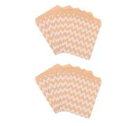 SEWOART Lot de 50 Paquet D’emballage en Papier Kraft Ondulé Petits Paquet à Collations Pratiques Biscuits et Goûters D’garçon et Filles pour Fêtes Anniversaires et Mariages