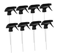 SEWOART Lot de 8 Buses de Pulvérisation Horticoles Ajustables 28 Dents Noires pour Arrosage de Jardin, Accessoires D'outils de Jardinage Pratiques, Spray Fin pour Plantes et Fleurs