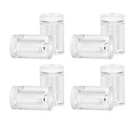 SEWOART Lot de 8 Vis Acryliques M8x10 Mm pour Fixation Murale de Panneaux Publicitaires, Clous Décoratifs Transparents, Entretoises pour Cadres Photo, Fixation Solide pour