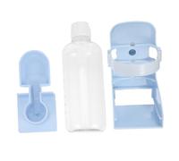 SEWOART Mangeoire à Eau pour Chien Pouvoir Porte-Nourriture pour Chat Buse Ajustable Zéro Mangeoire Automatique pour Chien Mangeoire à Eau pour Chats Filtre Bol sans Fil Réfrigéré PP Blue