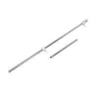 SEWOART Mât de Drapeau Plusieurs Styles de 1,5m en Acier Inoxydable Robuste Support Mural, Multi-Usage pour Décoration Extérieure de Jardin et Patios Plusieurs Styles