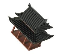 SEWOART Micro Pavilion Miniature Décor Traditionnel Chinois Ornement Zen pour Aquarium et Jardin de Fées Accessoire DIY Maison de Poupée Élégant Pavillon