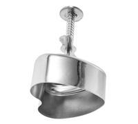 SEWOART Moule à Viande de Cœur en Acier Inoxydable Argenté, Presse à Griller Facile à Nettoyer pour Cuisson et Déjeuner Bento, Forme Cœur pour Hamburgers et Riz