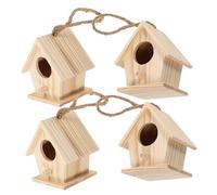 SEWOART Nichoir Décoratif Créatif Nid Oiseau Artificiel Maison Simulée Lot pour Décoration Intérieure et Jardin Accessoires Réalistes pour Mariage et Pâques