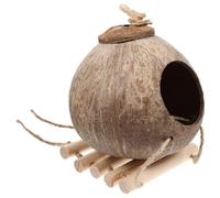 SEWOART Nid D'oiseau Suspendu Cage À Perroquet Lit Cage À Oiseaux en Coquille De Noix De Maison pour Oiseaux De Compagnie