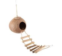 SEWOART Nid D'oiseau Suspendu Nichoir Lit pour Animaux De Compagnie Cage À Oiseaux en Coquille De Noix De Maison Créative pour Perroquet Nid D'élevage