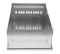 SEWOART Panier à Pierres Pliable pour Sauna de Camping en Acier Inoxydable