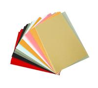 SEWOART Papier Calque Vélin Coloré 15x10 Cm 100 Feuilles, Papier Transfert Semi-Transparent Lisse, Imprimable Jet D’Encre Et Laser, pour Loisirs Créatifs, Invitations Et Tampons