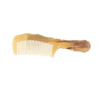 SEWOART Peigne Corne Naturelle Avec Grain Sculpté Portable Et Robuste Pour Chevelu Accessoire Capillaire Pour Femmes Et Hommes Pours Voyages Maison