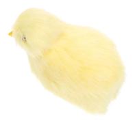 SEWOART Peluche Poussin Réaliste Chant Simulé Modèle de Poussin en Peluche Jaune Décoration de Table Originale pour Maison et Fête Décoratif Réaliste pour Pendaison de Crémaillère