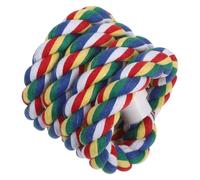 SEWOART Perchoir Corde de Coton pour Perruche et Perroquet Spirale Flexible pour Escalade et Mâchage Accessoire Exercice et Suspendu pour Oiseaux de Compagnie