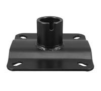 SEWOART Plaque de Base en Fer Noir pour Fauteuil Hydraulique de Barbier, Accessoires Résistants à l'usure et Supportant Une Charge Stable, pour Salon de Coiffure