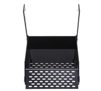 SEWOART Plateforme Suspendue Extra Large pour Tortues Aquatiques en Acrylique Noir, Quai de Repos Antidérapant avec Rampe Intégrée, Compatible Aquariums 1 Cm, Espace Détente pour Reptiles