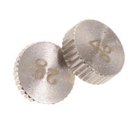 SEWOART Poids pour platine vinyle, lot de 2 porte-cellule 2 g et 4 g, poids pour boîtier de disque en métal, accessoires de stabilisation pour vinyle à la maison