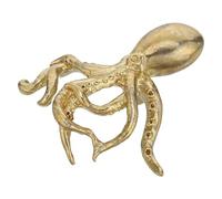 SEWOART Poignée de Porte en Laiton Couleur Naturelle de Pieuvre, Bouton D’armoire Décoratif Nautique Vintage pour Tiroirs et Meubles, Quincaillerie Marine Originale Cuisine, Salle de Bain,