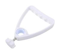 SEWOART Poignée pour perfusion intraveineuse pour 1"/1.2" Od Pole, fixation universelle blanche en plastique, pièce de rechange pour support de perfusion, hôpital