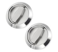 SEWOART Poignées à Anneau de Traction Encastrées Invisibles en Acier Inoxydable 304 Brossé, Lot de 2, Serrure pour Porte Coulissante, Poignée Ronde pour Tiroirs et Meubles, Usage