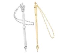 SEWOART Pointeurs Bibliques en Métal 13 Cm - Lot 2 Pièces - Outil de Pointage Précis pour Lecture Bible Juive, Marque-Pages Bibliques pour Maison, École et Voyage