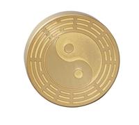 SEWOART Presse-Papier en Laiton Massif Octogonal 300g pour Calligraphie Chinoise, Accessoire de Bureau pour Maintenir Papier, Outil Précis pour Peinture et Écriture, Fournitures