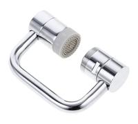 SEWOART Rallonge de Robinet Pivotante Double Mode pour Lavabo de Salle de Bain, Bras Mécanique Rotatif Flexible, Prolongateur D’évier Multifonction Anti-éclaboussures, Accessoire