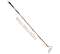 SEWOART Rallonge Télescopique en Acier Inoxydable 18 M avec 4 Rouleaux à Peinture 9 Pouces Outil de Peinture Murale Polyvalent pour Rénovation et Travaux Intérieurs Kit Maison