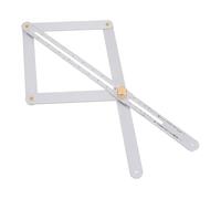 SEWOART Rapporteur Angle Acier Inoxydable Équerre Multifonction pour Mesure Précise des Angles Menuiserie et Construction Outil Portable pour Trusquin et Traçage