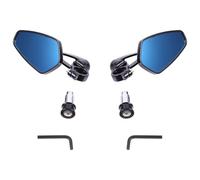 SEWOART Rétroviseurs Latéraux Moto 22 MM Cnc Ensemble 2 Pièces Miroir Rotatif 360° Compatibles Scooter et Moto pour Visibilité Arrière Optimale Couleur Aléatoire