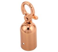 SEWOART Rope End Guard Cap With Snap Hook Metal Cord Stopper For Guardrail Posts Secure Rope End Fastener For Banquet Queues And Event Entrances